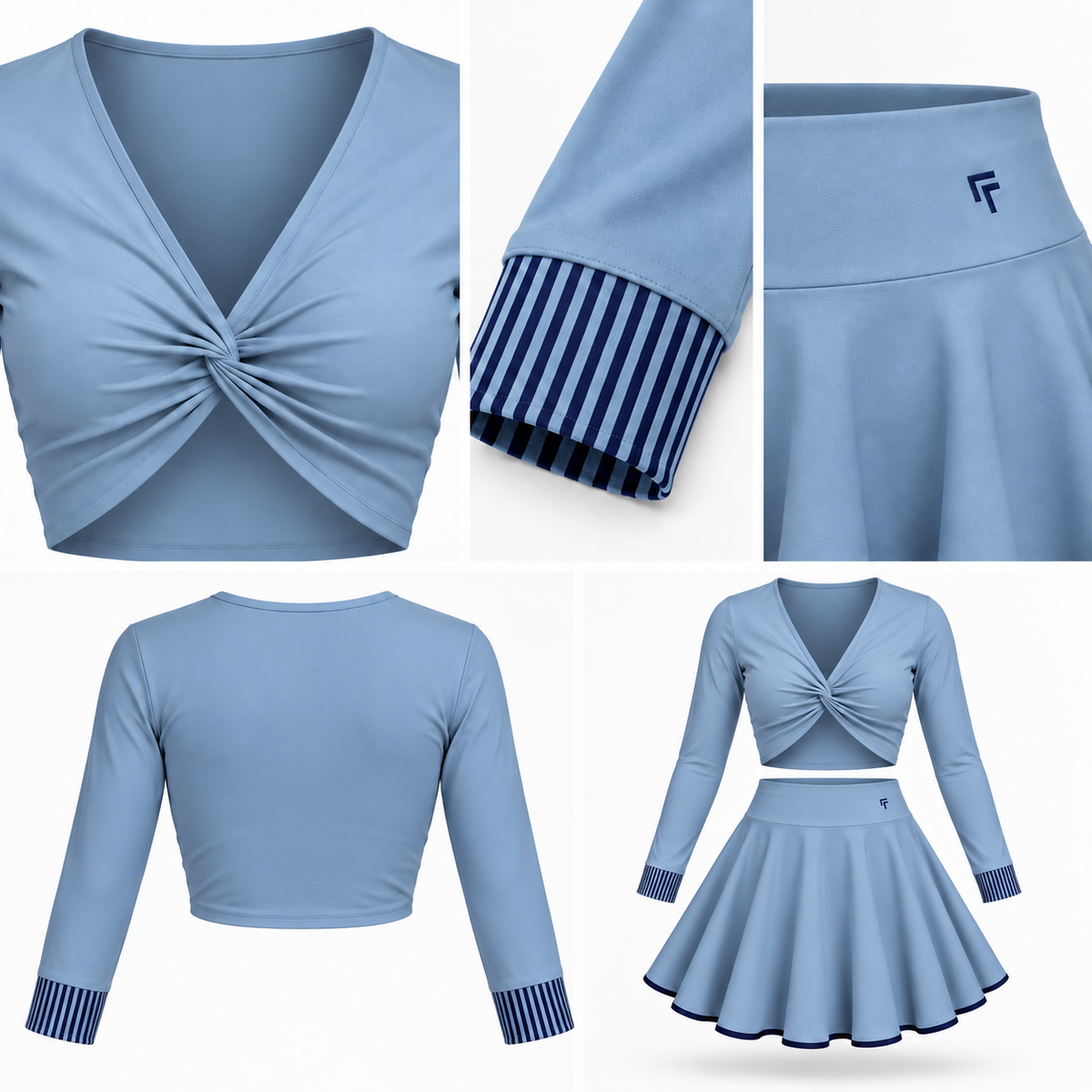 ICE BLOOM - Top & Short