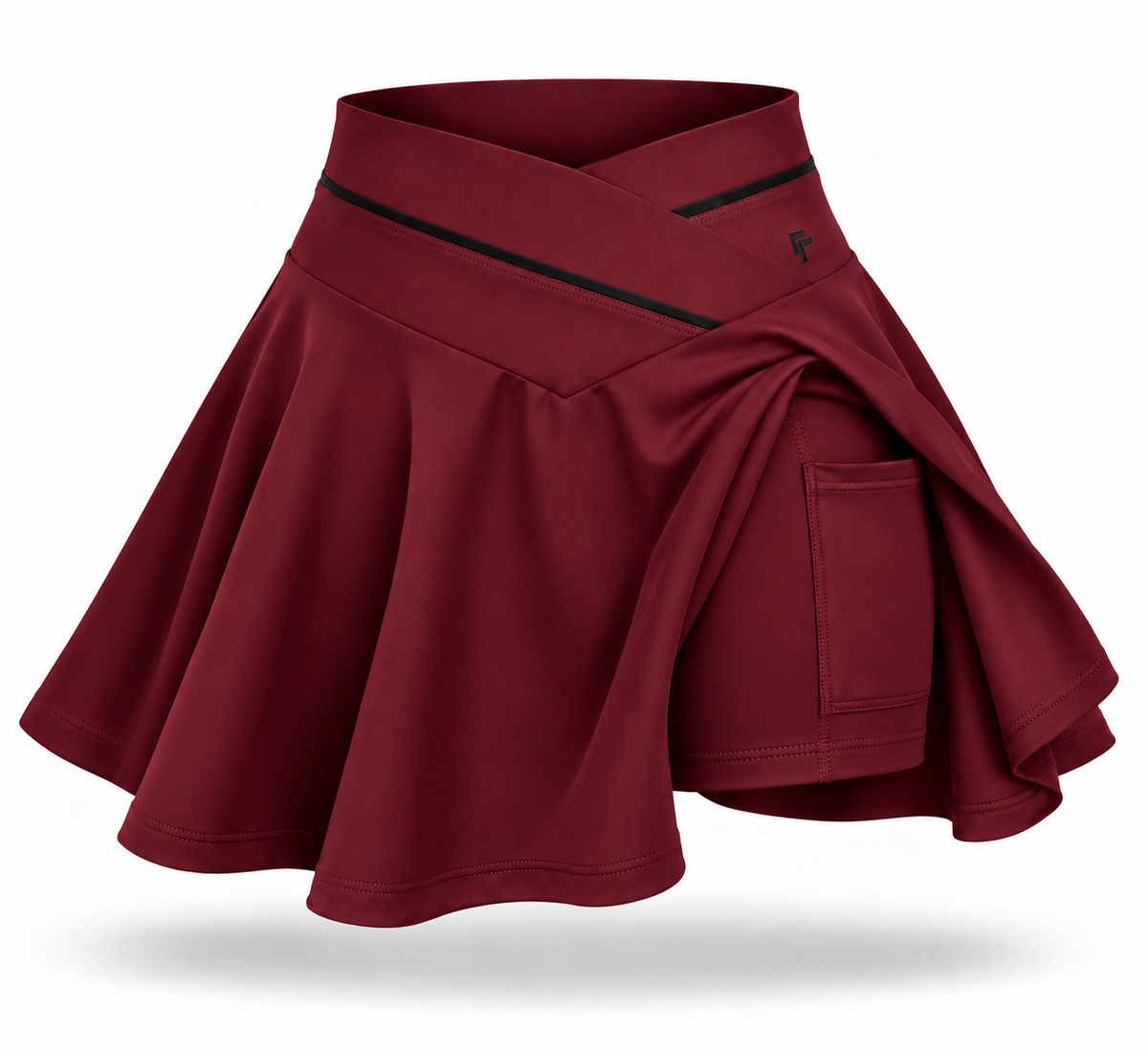 MERLOT- BodySuit & Athletic Skort