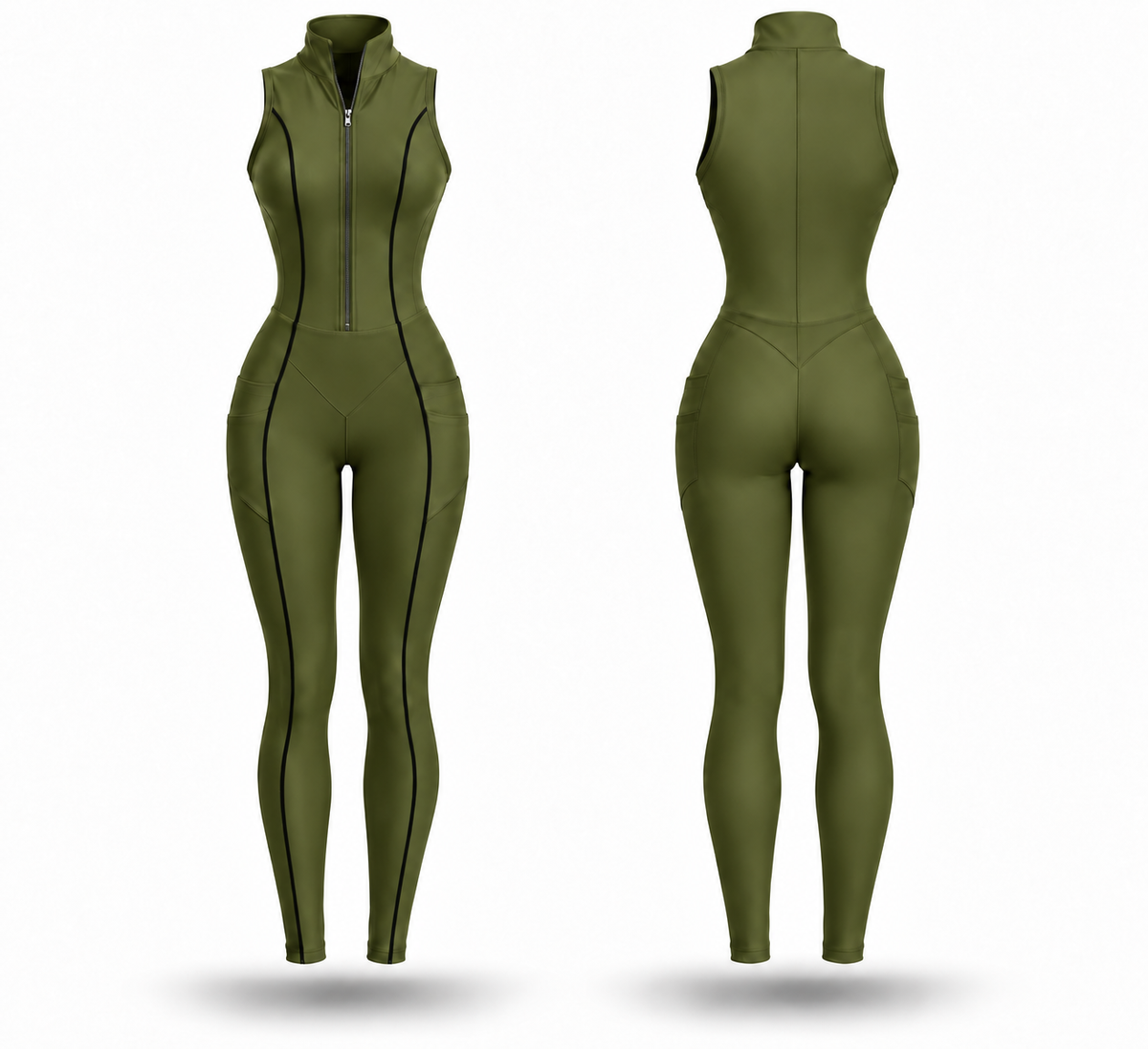 LUSH GREEN- Jumpsuit