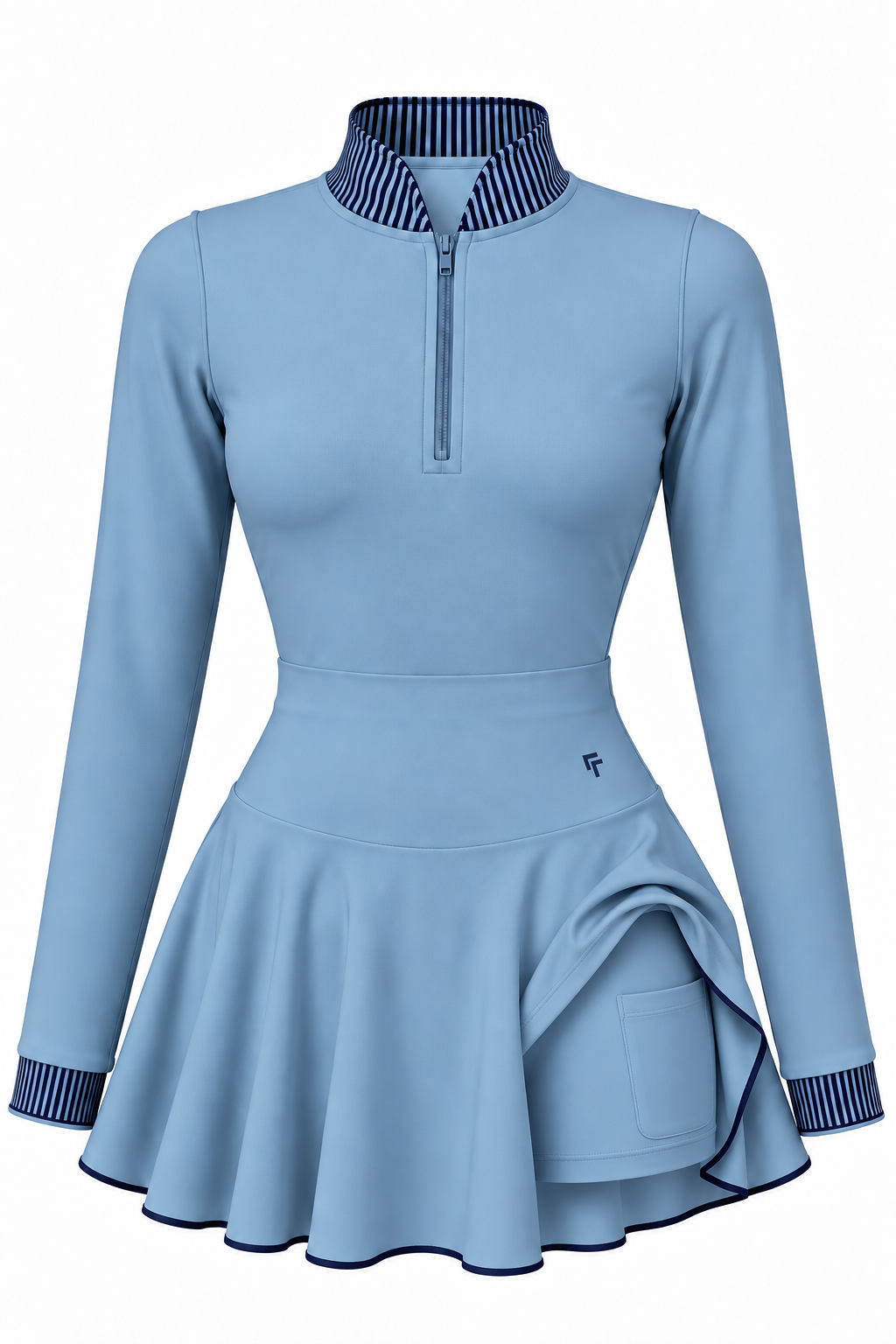 ICE BLOOM - -BodySuit & Athletic Skort