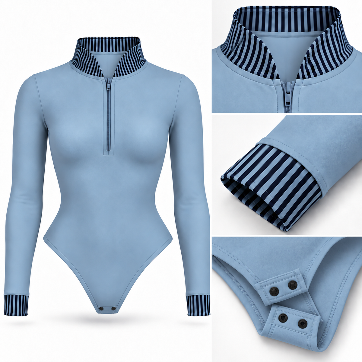 ICE BLOOM - -BodySuit & Athletic Skort
