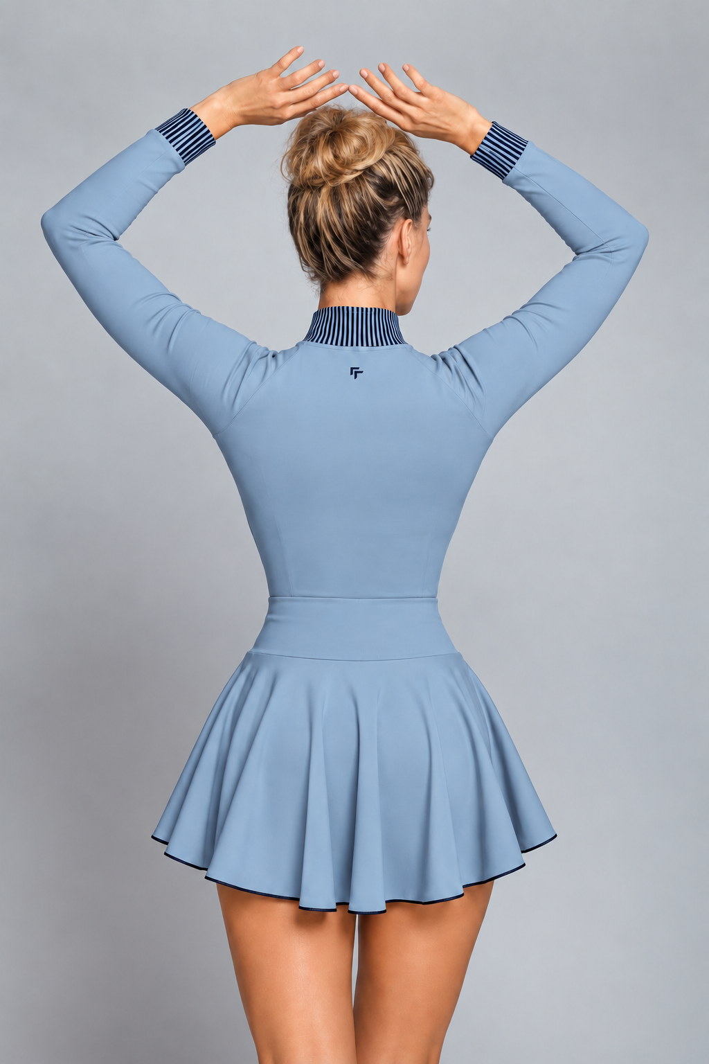 ICE BLOOM - -BodySuit & Athletic Skort