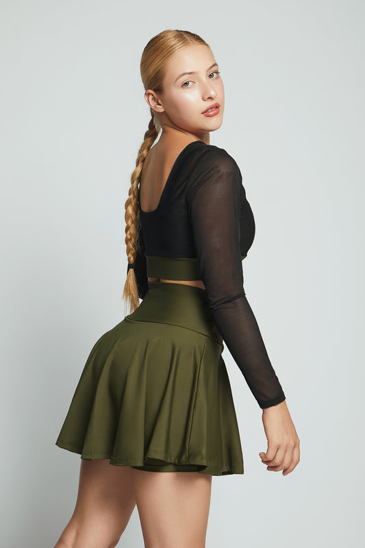 LUSH GREEN - Top & Skort
