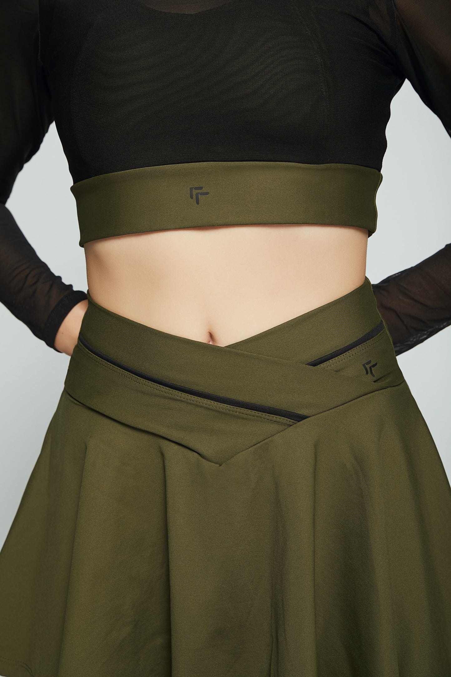 LUSH GREEN - Top & Skort